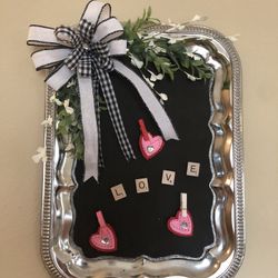 Wall Decor - magnetic tray- Handmade