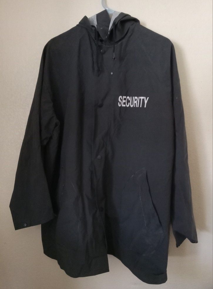 Security Rain Jacket For Men