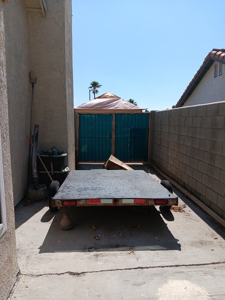 4X8 FLATBED Solid Utility TRAILER