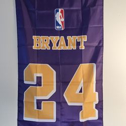 Brand New NBA Los Angeles Lakers Kobe Bryant 3x5 Flag