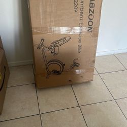 New Indoor Exercise Bike with Back Support – Magnetic Resistance – Home Workout Fitness Bike