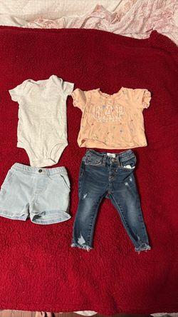 Baby Girl Clothing Bundle – 4 Pieces sizes 12 mos-2T