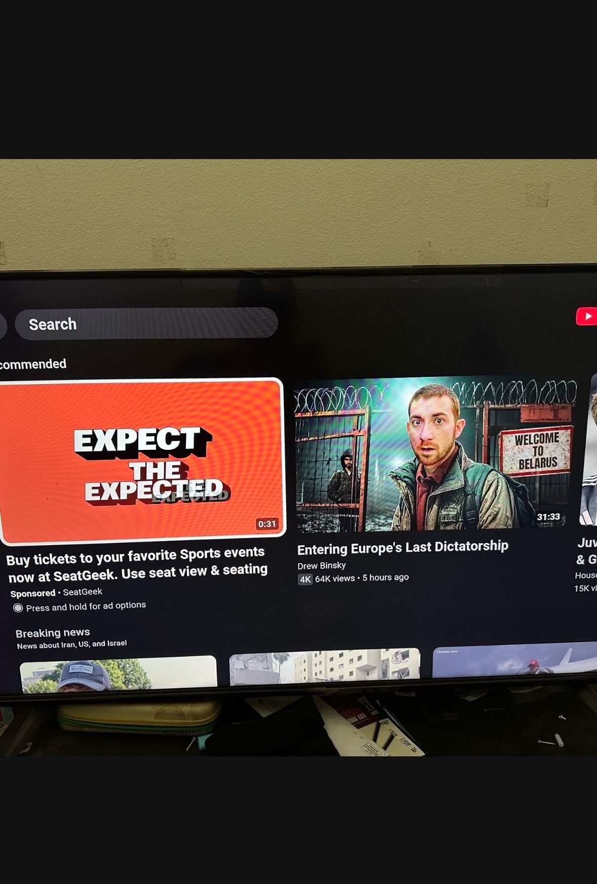 Vizio 50 inch TV 4k