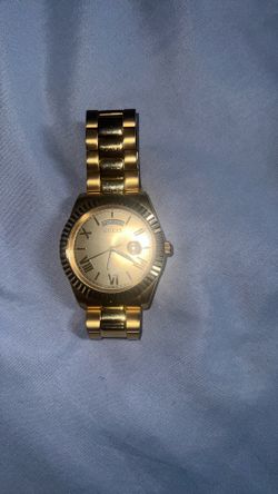 Men’s Gold Tone Stainless Steel Guess Watch