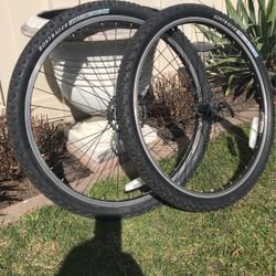 Trek Aluminum Rims 26 Bontrager Tires