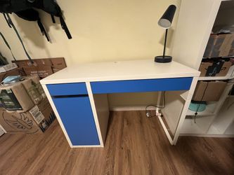 IKEA MICKE Desk White/Blue