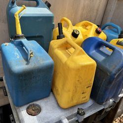 Seven Kerosene/Diesel Cans, $50