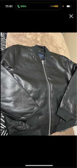 1 Left! 2XL Abercrombie Leather Jacket