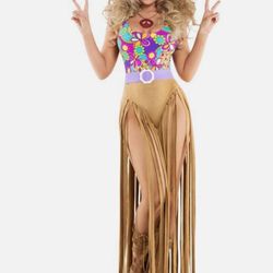 Sexy Halloween Hippy Costume 70’s 