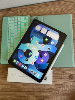 iPad Air 4th Generation (2020 model) 64GB WiFi + cellular LTE unlocked with keyboard & pen & accessories