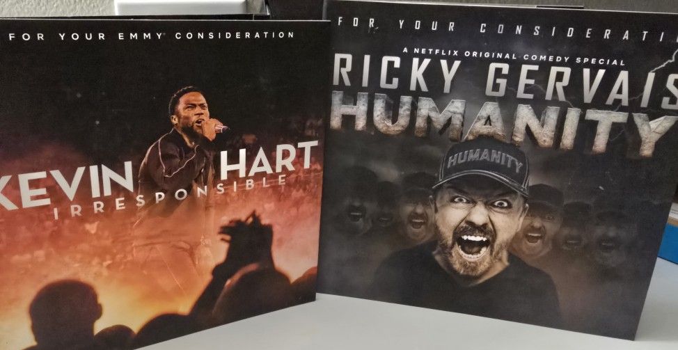 FYC Netflix 2 DVD LOT Comedy Kevin Hart Irresponsible & Ricky Gervais Humanity