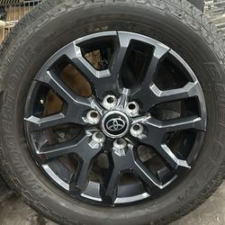 20-inch Toyota Tundra and Sequoia OEM wheels/rims and tire Bridgestone  Dueler