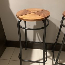 Chairs Wood And Metal 4 