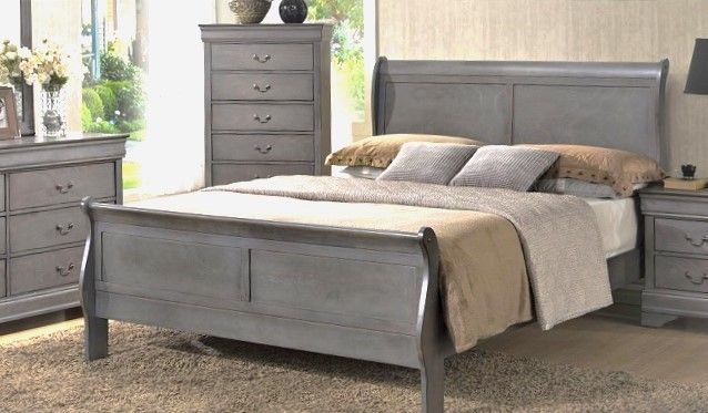 King 5PC Bedroom Set with Dresser and Nightstand