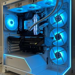 White Gaming PC | RTX 5070 | i9-14900KF | 32GB DDR5 | 1TB NVMe | Liquid Cooled