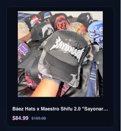 Báez Hats x Maestro Shifu Sayonara Snapback Cap