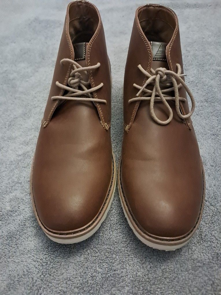 Mens Brown ALDO Boots Size 9.5. Used Good Condition,some Wear, No Box.