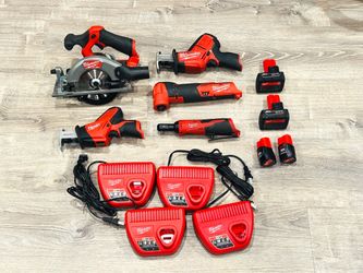 Milwaukee m12 tools, battery’s, charger’s individual prices in description below pick up only