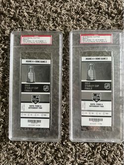 2012 LA Kings Stanley Cup Finals PSA Full Tickets (Pair) – Game 4