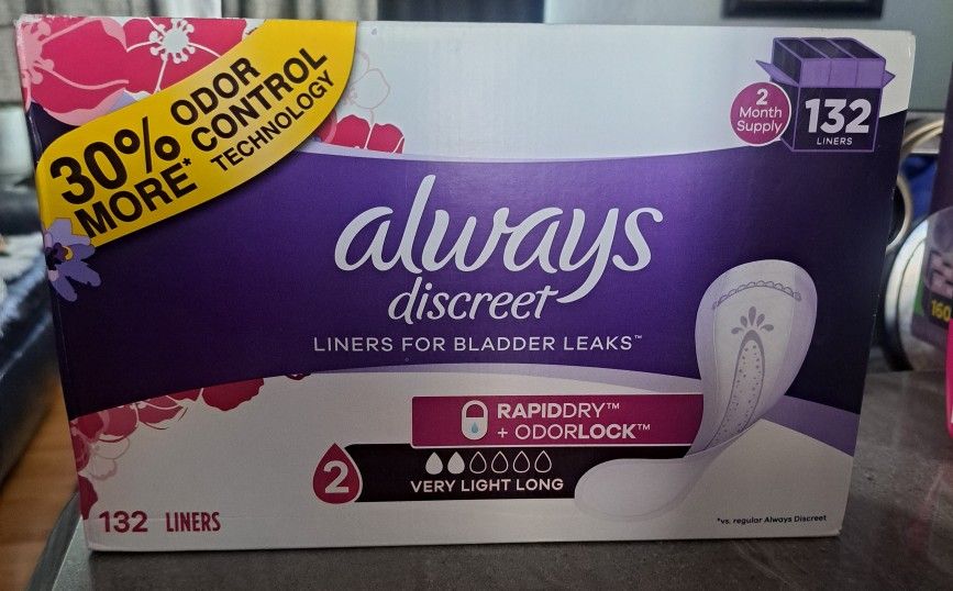 Always Discreet  #2 Long-132 Liners