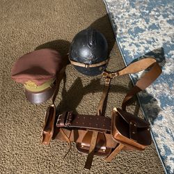 WW1-WW2 Items all included with WW1 French artillery helmet and more at Dis