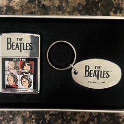 Vintage 1996 Beatles Let It Be Zippo Collectable Set 