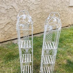 Wrought Iron Plant Holders 