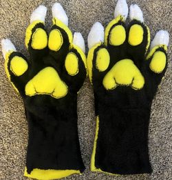 Low Quality Fursuit Paws 