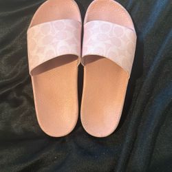 coach slides (PINK) size 7 