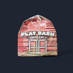 Brown's Tropical Carnival Play Barn  with Hay