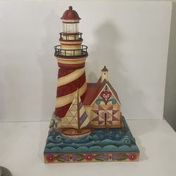 Jim Shore Nautical Lighthouse-Light Up 