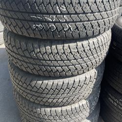 255-70-18 Used Tires 255/70/18 Llantas Usadas 
