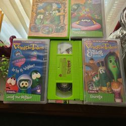 5 Veggie Tales Vhs 