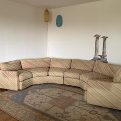 Vintage Circular Sofa