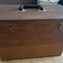 Wooden Tackle Box 