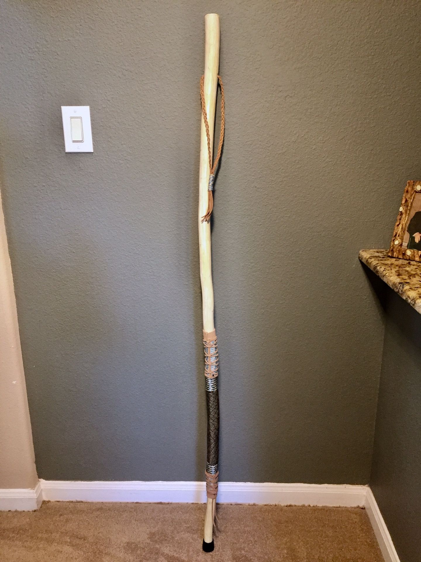 Yucca Stick Staff Size (In Sandstone White)