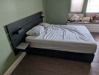 Queen bed frame and dresser