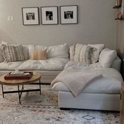 Value City Furniture - Plush 3 - Piece Sofa and Ottoman