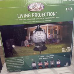 8.5-foot Living Projection Reaper Globe Halloween Inflatable 