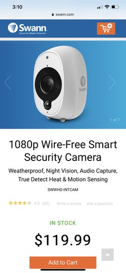 Swann wire-free security camera