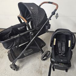 Car Seat and Stroller System (Bassinet Mode too!)