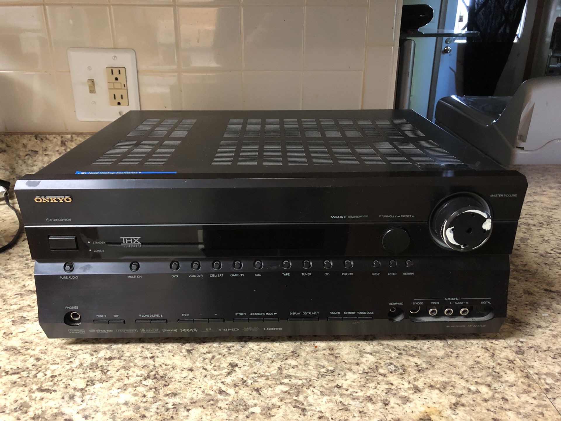 ONKYO TX-SR705 CHANNEL HOME THEATER