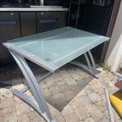 Glass Desk