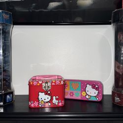Vintage / Y2K 2000s Sanrio Hello Kitty Tin Box / Lunch Box Bundle 