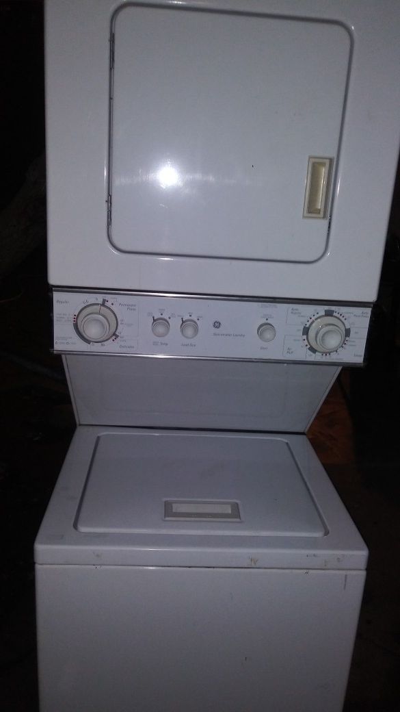 GE Spacesaver stackable washer and dryer for Sale in Fresno, CA OfferUp