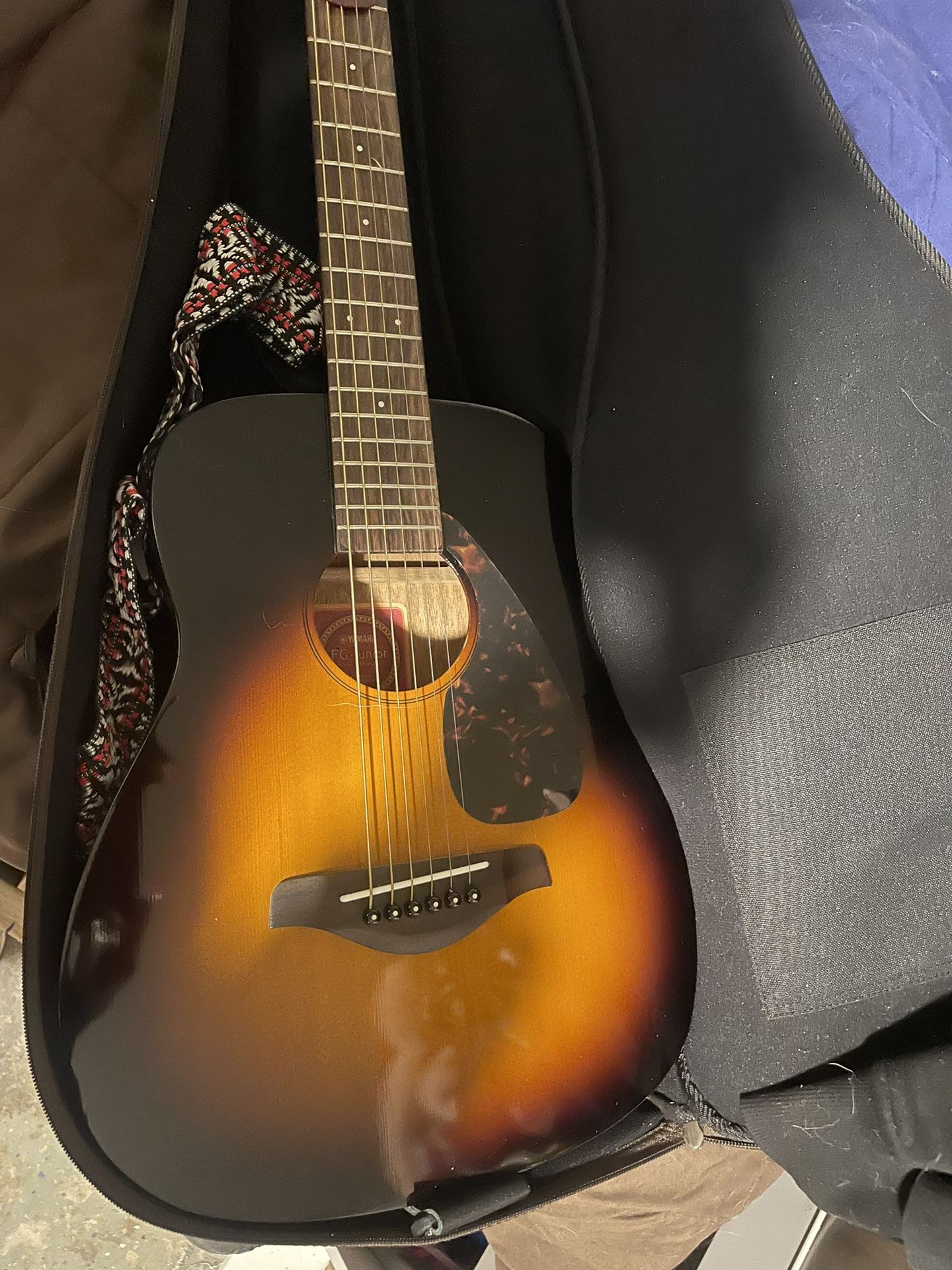 Sunburst Acoustic Guitar