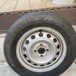 Original Civic Spare Tire And Rim 
