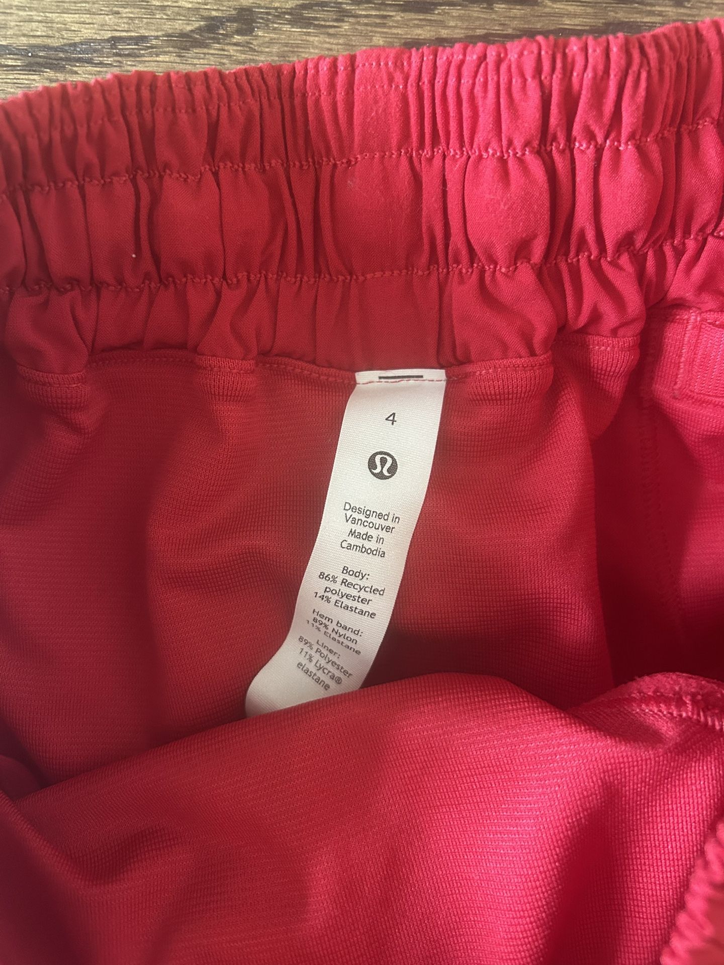 Lululemon Red Hotty Hots