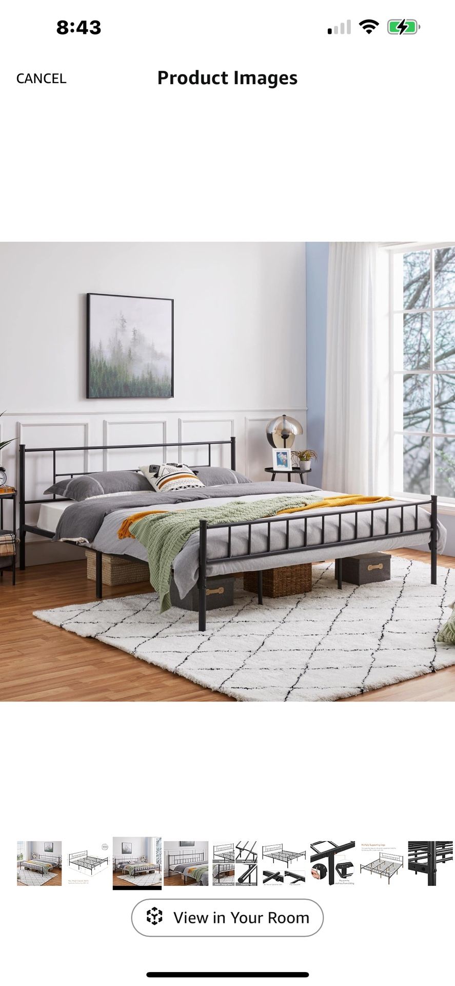 Cali King Bed frame 