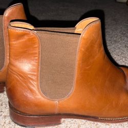 Cole Haan Men's Brown Leather Ankle Boot Size 12